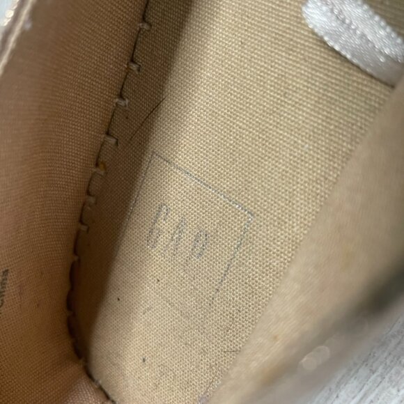 GAP Metallic Rose Gold Espadrille Slip-On Flats – Size 7 - Picture 7 of 8